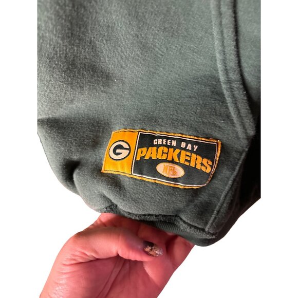 Vintage Packers NFL Originals Sweatshirt Hooded 2XL Green - Picture 4 of 8